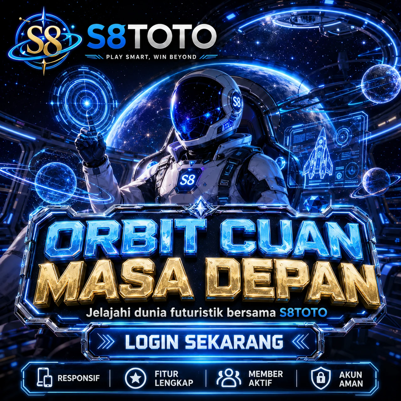 Banner S8TOTO slot gacor hari ini untuk menemukan game populer dengan mudah